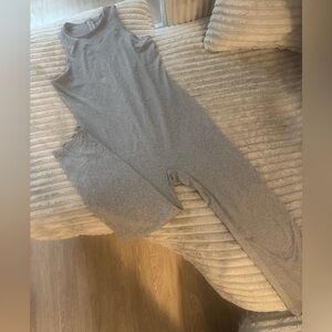 Gray Jumpsuit
